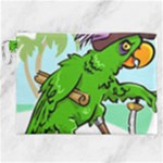 Parrot Hat Cartoon Captain Canvas Cosmetic Bag (XXL)