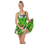 Parrot Hat Cartoon Captain Inside Out Casual Dress