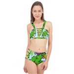Parrot Hat Cartoon Captain Cage Up Bikini Set