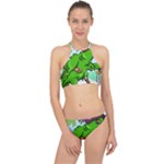 Parrot Hat Cartoon Captain Halter Bikini Set