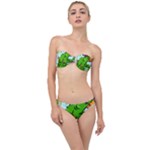 Parrot Hat Cartoon Captain Classic Bandeau Bikini Set