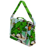 Parrot Hat Cartoon Captain Box Up Messenger Bag