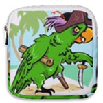 Parrot Hat Cartoon Captain Mini Square Pouch