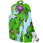 Parrot Hat Cartoon Captain Double Compartment Backpack