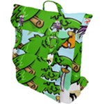 Parrot Hat Cartoon Captain Buckle Up Backpack