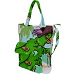 Parrot Hat Cartoon Captain Shoulder Tote Bag