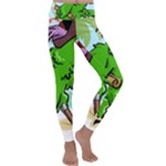 Parrot Hat Cartoon Captain Kids  Lightweight Velour Classic Yoga Leggings
