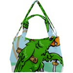 Parrot Hat Cartoon Captain Double Compartment Shoulder Bag