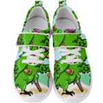 Parrot Hat Cartoon Captain Men s Velcro Strap Shoes