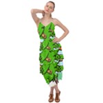 Parrot Hat Cartoon Captain Layered Bottom Dress