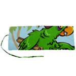 Parrot Hat Cartoon Captain Roll Up Canvas Pencil Holder (S)