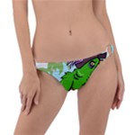 Parrot Hat Cartoon Captain Ring Detail Bikini Bottoms