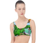 Parrot Hat Cartoon Captain The Little Details Bikini Top