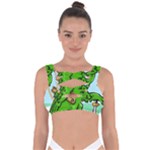 Parrot Hat Cartoon Captain Bandaged Up Bikini Top
