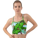 Parrot Hat Cartoon Captain Mini Tank Bikini Top