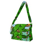 Parrot Hat Cartoon Captain Full Print Messenger Bag (M)