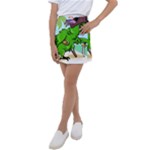 Parrot Hat Cartoon Captain Kids  Tennis Skirt