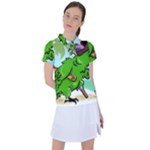 Parrot Hat Cartoon Captain Women s Polo T-Shirt
