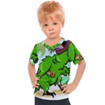 Parrot Hat Cartoon Captain Kids  Sports T-Shirt