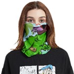 Parrot Hat Cartoon Captain Face Covering Bandana (Two Sides)