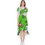 Parrot Hat Cartoon Captain High Low Boho Dress