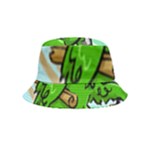 Parrot Hat Cartoon Captain Inside Out Bucket Hat (Kids)