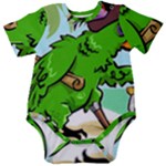 Parrot Hat Cartoon Captain Baby Short Sleeve Bodysuit