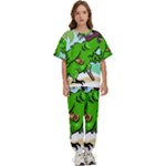 Parrot Hat Cartoon Captain Kids  T-Shirt and Pants Sports Set