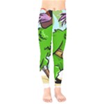 Parrot Hat Cartoon Captain Kids  Classic Winter Leggings