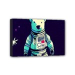 Bear Astronaut Futuristic Mini Canvas 6  x 4  (Stretched)