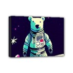 Bear Astronaut Futuristic Mini Canvas 7  x 5  (Stretched)