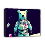 Bear Astronaut Futuristic Deluxe Canvas 16  x 12  (Stretched) 