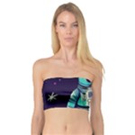 Bear Astronaut Futuristic Bandeau Top