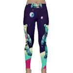 Bear Astronaut Futuristic Classic Yoga Leggings