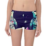 Bear Astronaut Futuristic Boyleg Bikini Bottoms
