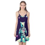 Bear Astronaut Futuristic Camis Nightgown 