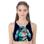 Bear Astronaut Futuristic Tank Bikini Top