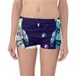Bear Astronaut Futuristic Reversible Boyleg Bikini Bottoms