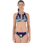 Bear Astronaut Futuristic Perfectly Cut Out Bikini Set
