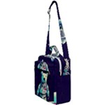 Bear Astronaut Futuristic Crossbody Day Bag