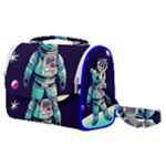 Bear Astronaut Futuristic Satchel Shoulder Bag