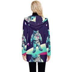 Button Up Hooded Coat  
