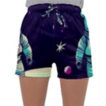 Bear Astronaut Futuristic Sleepwear Shorts