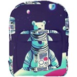 Bear Astronaut Futuristic Full Print Backpack
