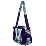 Bear Astronaut Futuristic Rope Handles Shoulder Strap Bag