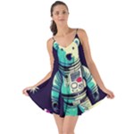 Bear Astronaut Futuristic Love the Sun Cover Up