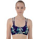 Bear Astronaut Futuristic Line Them Up Sports Bra