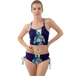 Bear Astronaut Futuristic Mini Tank Bikini Set