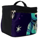 Bear Astronaut Futuristic Make Up Travel Bag (Big)