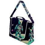 Bear Astronaut Futuristic Box Up Messenger Bag